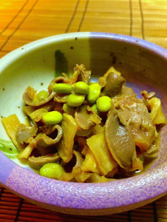 No2852砂肝割干し大根枝豆煮浸し-レシピのメイン写真