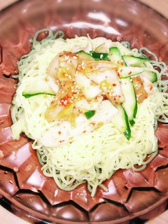 「本技 おいしいキムチ」で冷麺風-レシピのメイン写真