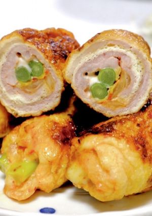 夫が喜ぶ!豚キムチーズ巻き-レシピのメイン写真