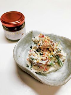 白和えにサラダナッツをプラス♪-レシピのメイン写真