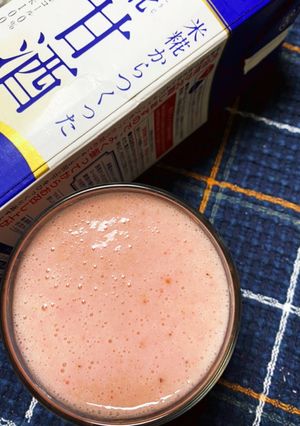 麹甘酒とアーモンドミルクのMIXジュース-レシピのメイン写真