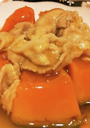 ◆簡単美味♡かぼちゃと豚肉の和風餡◆-レシピのメイン写真