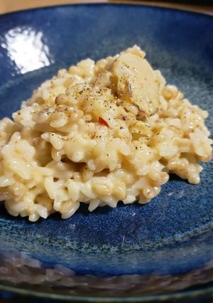 もち麦ごはんのしめリゾット(手抜き)-レシピのメイン写真