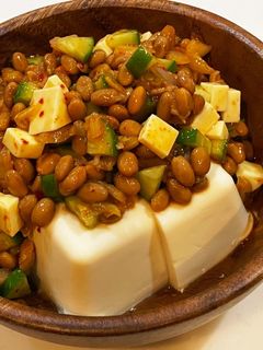 納豆もりもり☆ねばつる冷奴-レシピのメイン写真