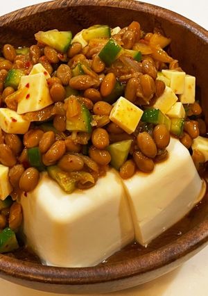 納豆もりもり☆ねばつる冷奴-レシピのメイン写真