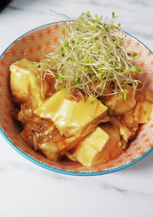 ゴロっとベジタブル麻婆豆腐丼-レシピのメイン写真