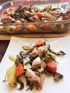 鶏モモ肉と野菜のローズマリーグリル-レシピのメイン写真