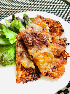 カリカリチーズの焼き☆豚キムチ-レシピのメイン写真