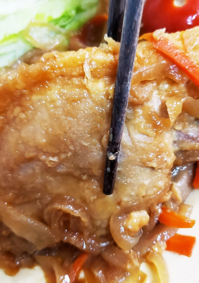 玉ねぎたっぷり♪豚ロースのしょうが焼き-レシピのメイン写真