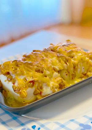 豆腐の納豆キムチチーズ焼き-レシピのメイン写真
