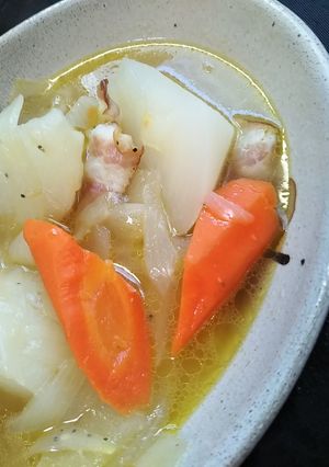 根菜のコンソメスープ煮!-レシピのメイン写真