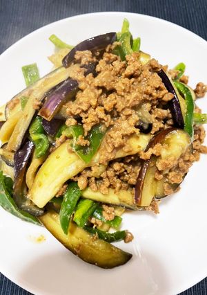 大豆のお肉のナス味噌炒め-レシピのメイン写真