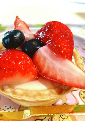 簡単♡いちご♡のクリームチーズタルト-レシピのメイン写真