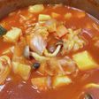 トマトジュースでミネストローネ♪