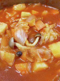 トマトジュースでミネストローネ♪-レシピのメイン写真