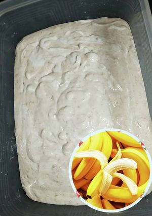 途中でかき混ぜない バナナアイス-レシピのメイン写真
