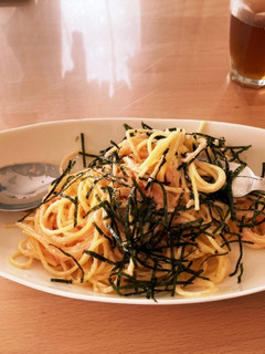 ヘルシーなタラコクリームパスタˊᵕˋ-レシピのメイン写真