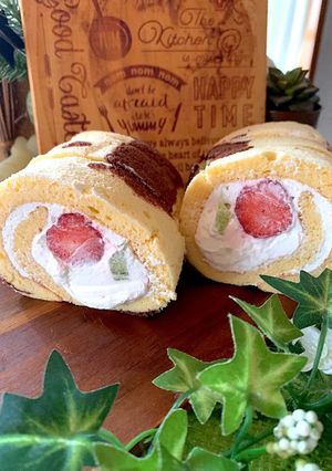 米粉ロールケーキ-レシピのメイン写真