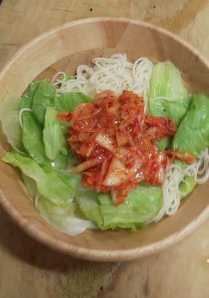 超簡単 ランチにキムチそうめん-レシピのメイン写真