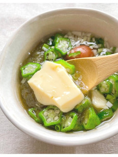 即席!卵豆腐のとろとろスープ-レシピのメイン写真