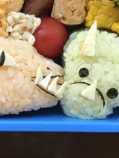 ✡キャラ弁★恐竜-レシピのメイン写真