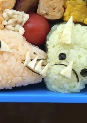 ✡キャラ弁★恐竜-レシピのメイン写真