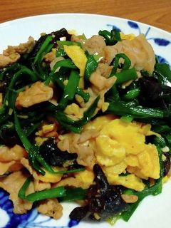 キクラゲと卵と豚肉の炒め物-レシピのメイン写真