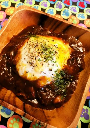 牛肉↓ウィンナー↑オムハヤシと裏メニュー-レシピのメイン写真