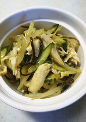 旨味たっぷり♪鶏ささみの節約サラダ-レシピのメイン写真