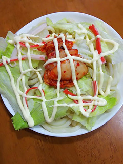 キムマヨ冷やしうどん-レシピのメイン写真