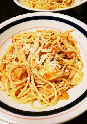 キムチ&トマトジュースのツナパスタ-レシピのメイン写真