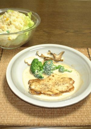 豚肉のソテー マスタードクリームソース-レシピのメイン写真