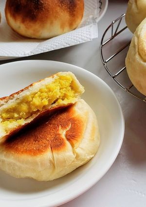 ＊オーブンを使わない＊さつまいもパン-レシピのメイン写真
