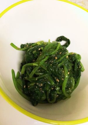 ほうれん草の胡麻あえ-レシピのメイン写真