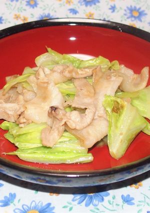キャベツのガリバタ醤油炒め-レシピのメイン写真