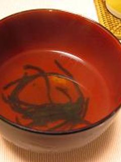 10秒で簡単お吸い物-レシピのメイン写真