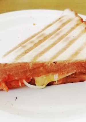 キムチーズホットサンド-レシピのメイン写真