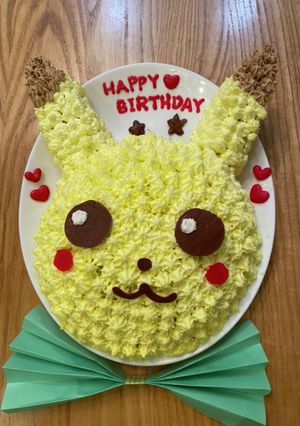 ポケモンのケーキ☆ドーム型風-レシピのメイン写真