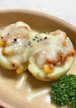 本技凄旨キムチでじゃがバタ塩辛キムチーズ-レシピのメイン写真