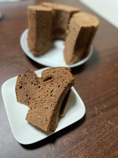 ココアシフォンケーキ 20㎝型-レシピのメイン写真