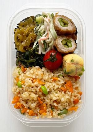 カリカリシャケと枝豆の混ぜご飯-レシピのメイン写真