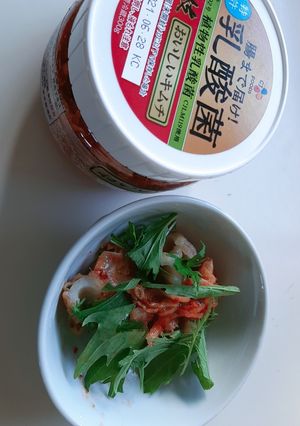 本技おいしいキムチの簡単すぎるおつまみ-レシピのメイン写真