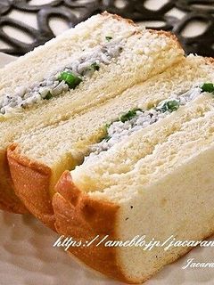 釜揚げしらすとチーズのミニサンドイッチ-レシピのメイン写真