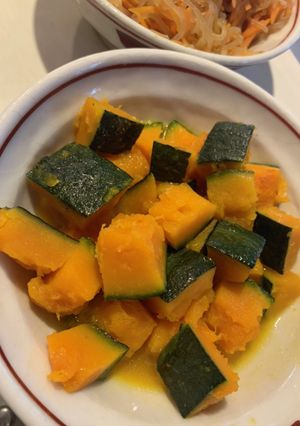 レンジで簡単★かぼちゃの塩バター蒸し-レシピのメイン写真