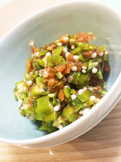オクラの梅ぽん和え-レシピのメイン写真