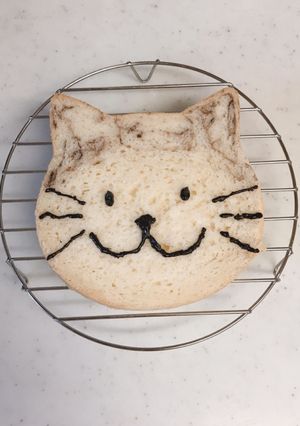 HB使用✽ねこ食パン✽-レシピのメイン写真