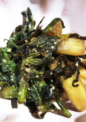 ウドの塩麹漬け〜塩昆布和え!-レシピのメイン写真