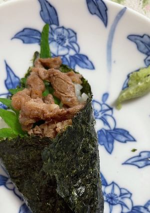 #牛肉の#手巻き#寿司ネタ-レシピのメイン写真