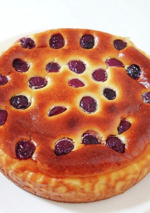 アメリカンチェリーのチーズケーキ♪-レシピのメイン写真