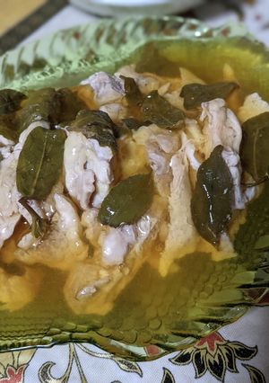 蒸し鶏の烏龍茶愛玉ゼリーがけ-レシピのメイン写真